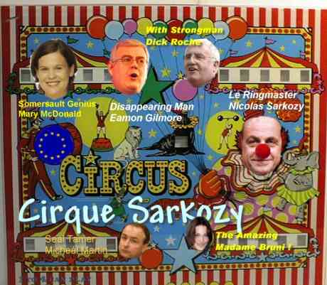 Cirque Sarkozy coming to Dublin July 21st