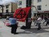 June 7th, Cork. Hoisting the flag of anarchy on Pana.